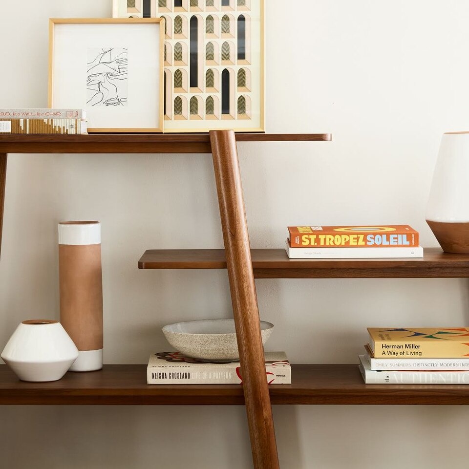 Calgary Tiered Bookshelf (186 cm) West Elm Australia